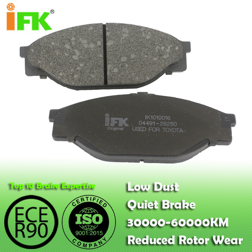 Semi-Metallic/Ceramic Disc Brake Pad - Size 140.2 x 55.0 x 16.2 mm | 100% Asbestos Free Ultra Quiet Performance Superior Heat Dissipation Extended Pad Life 30000-60000 KM Guarantee
