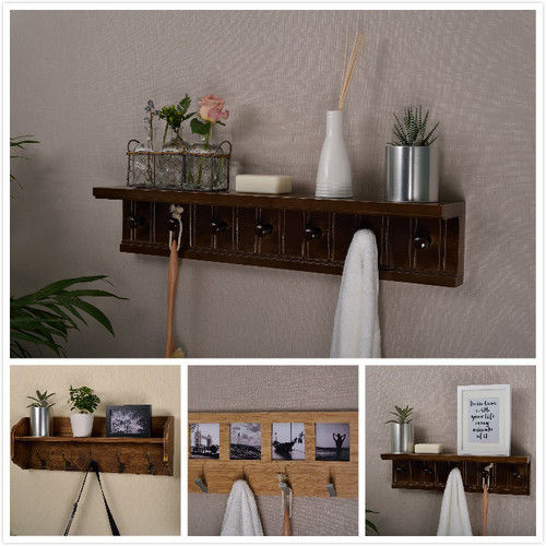 Painted Top Quality Wood Wall Shelf