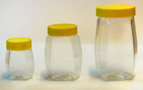 Hexagonal Pet Honey Jars