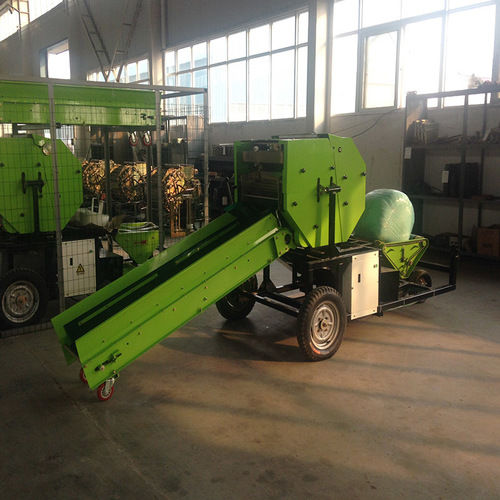 Semi Automatic Corn Silage Round Baling Machine