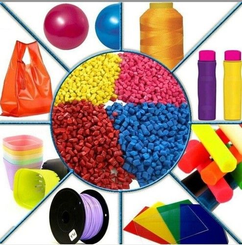 Colored Natural Plastic Granules - Premium Quality Material, Customizable Color Options | Quality Tested for Durability and Performance