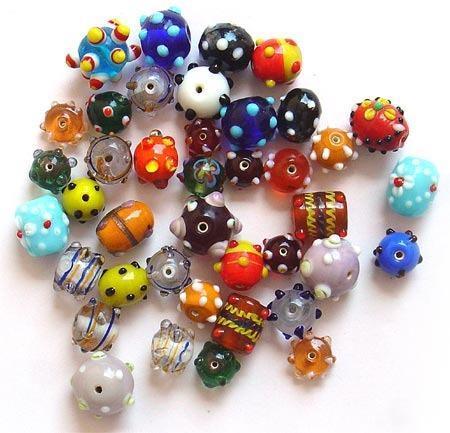 Fancy Colorfull Glass Beads