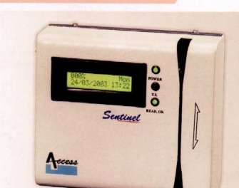  एक्सेस कंट्रोल सेंटिनल सिस्टम का आकार: आवश्यकता के अनुसार 