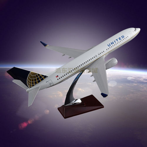 Customized Airplane Model OEM Boeing 737 United Airlines Model Aircraft Desktop Gift