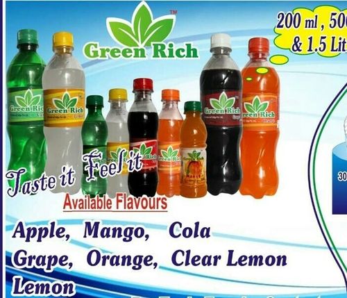 Green Rich Flavored Soft Drink