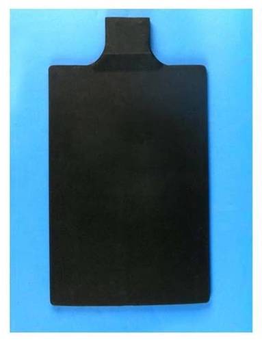 Black Surgical Silicon Rubber Patient Plate