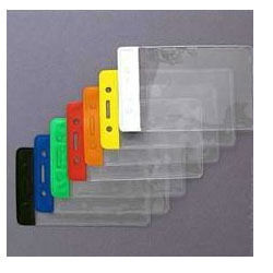 Plastic Pouch Card Holder