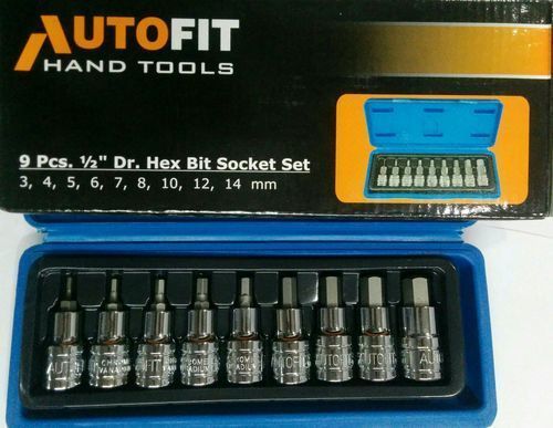 Autofit Hex Bit Socket Set