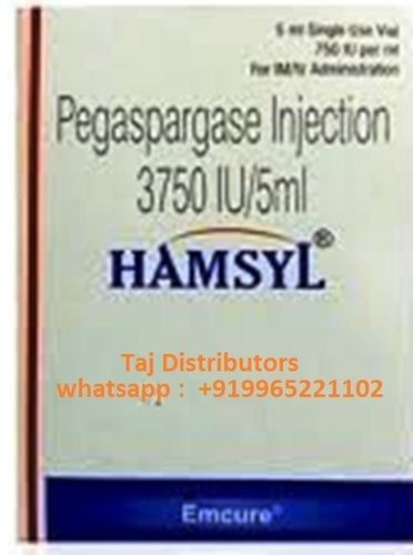 Pegaspargase Injection 3750 Iu/5ml (Hamsyl)