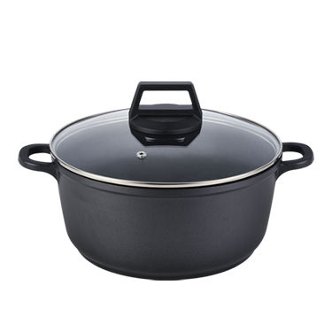 Die Casting Aluminum Nonstick Classic Casserole With Glass Lid