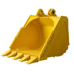 Heavy Duty Excavator Bucket - Iron & Stainless Steel, 0.21-4.0m³ Capacity, Yellow, 5 Teeth | Unmatched Strength, Durability & Reliability