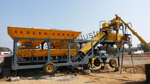 Industrial Mobile Concrete Batching Plant