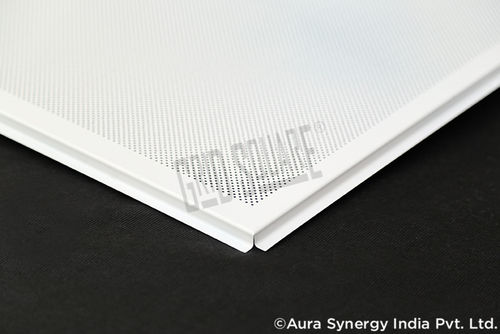 Grid Square Lay In Metal Ceiling Tile Aura Synergy India Private