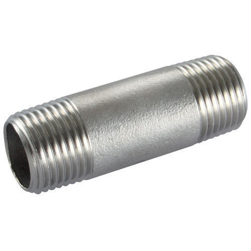 White Stainless Steel Barrel Nipple