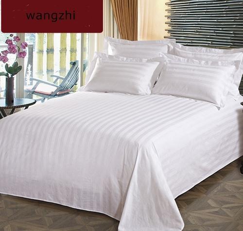 White Cotton Plain Bed Sheet