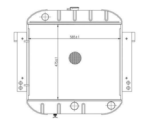 High Grade Bedford J6 Radiator