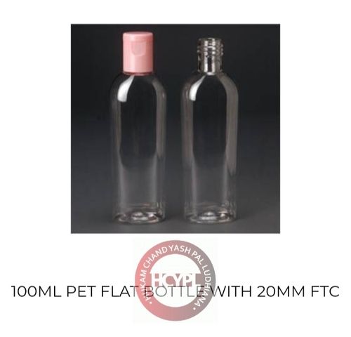 100 ml Pet Flat Bottle