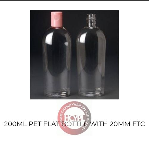 200 Ml Pet Flat Bottle