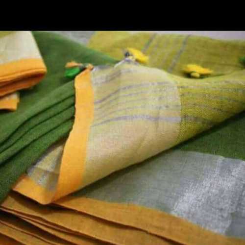 Traditional Pure Linen Sarees
