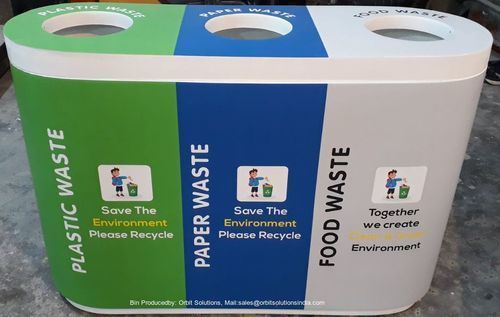 Color Coded Recycle Bin Duo