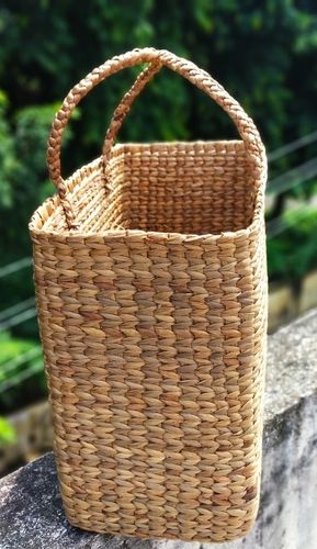 Handcrafted Water Hyacinth Storage Basket