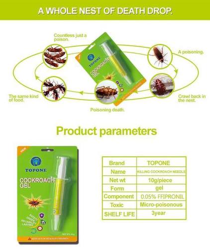 Pest Type Cockroach Killing Gel Duration: 3 Years