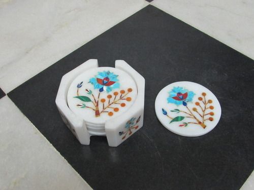 Handcraft Marble Coster Set