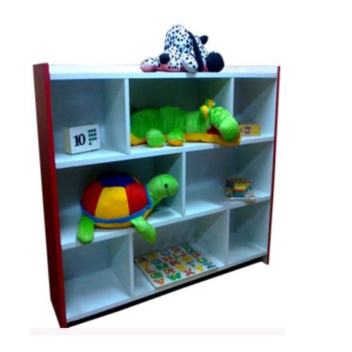 Silver Kids Colored Wooden Storage