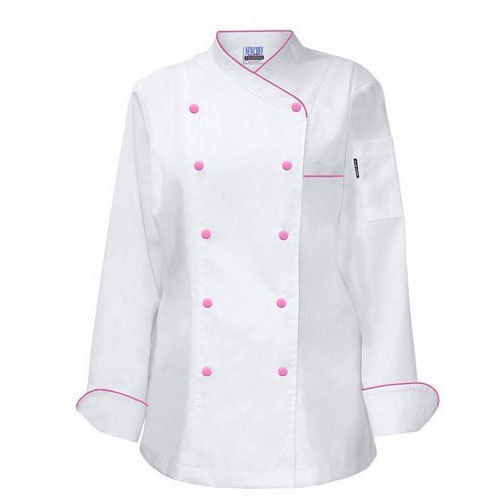 White Female Chef Coat