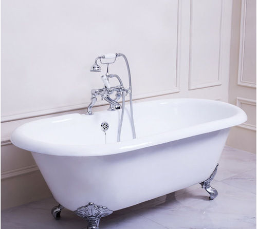 Double Ended Cast Iron Bathtub With Faucet Hole Yx-011 Size: 1520A 770A 600Mm 1680A 770A 600Mm