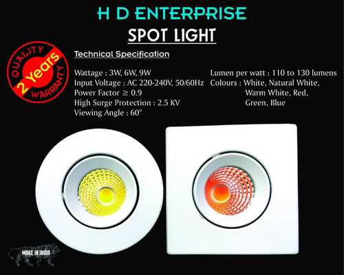 Green and Red LED Spot Light