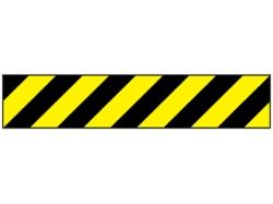 Black and Yellow Barricade Tape