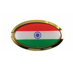 India Flag Metal Badges