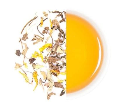 Dried Green Tea With Tulsi, Ginger, And Marigold (Ananda)