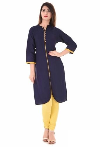 Stitched Cotton Slub Kurti