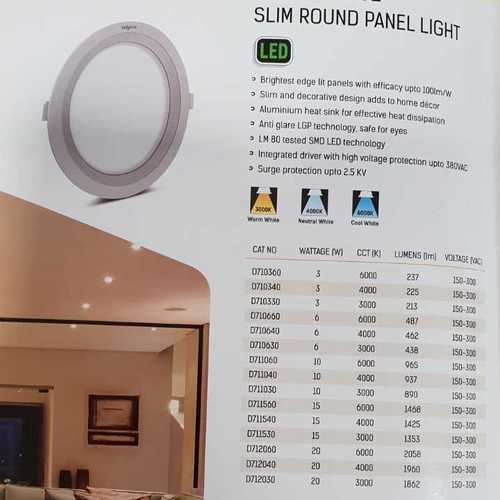 Navy Blue Wipro 15 Watt Round Led Panel Lights