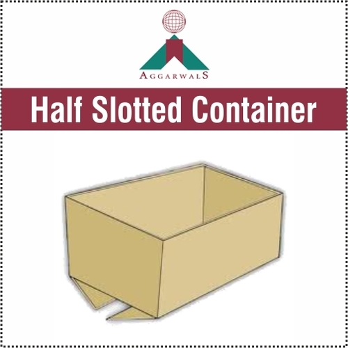 Corrugated Board Excellent Finish Half Slotted Container