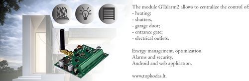 Gsm Gprs थर्मोस्टेट स्मार्ट हाउस सिक्योरिटी अलार्म