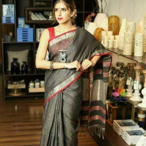 Bhagalpuri Silk Saree - Linen Saree