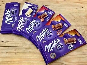 Delicious Milka Chocolate Bar