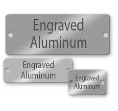 Designer Aluminum Name Plate