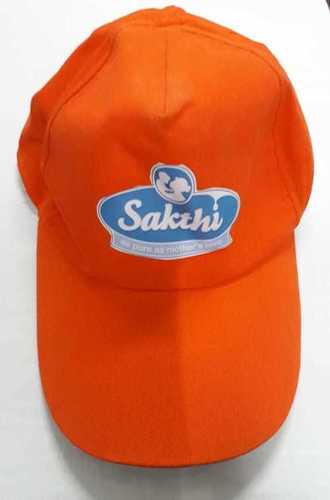 Orange Color Promotional Caps