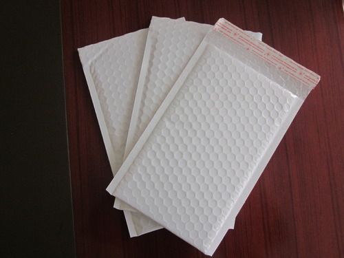 White BOPP Bubble Mailer