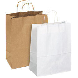 Brown Fine Finish Kraft Paper Bag