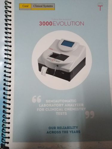 Semi Automatic Laboratory Analyzer - Evolution 3000