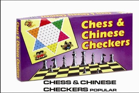 Chess And Chinese Checkers Game Age Group: Kids