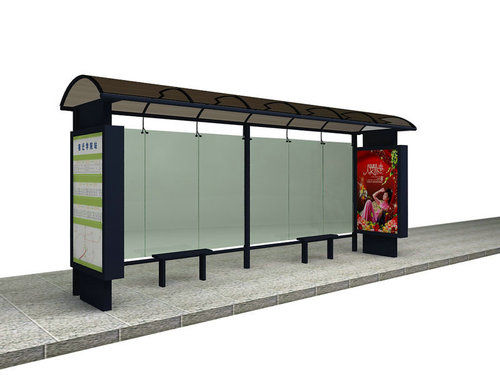 Metal Impeccable Finish Bus Stop Shelter