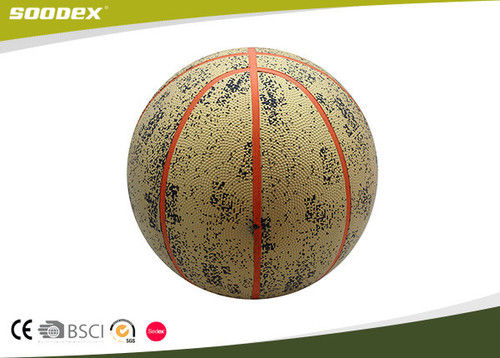 Promotional Colorful Ball Rubber Basketball Size 7#
