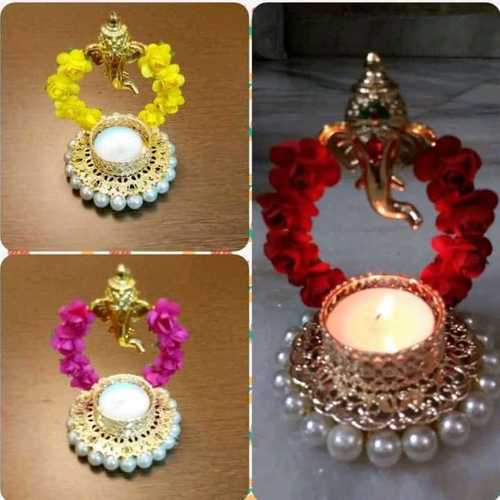 Handmade Decorative Ganesha LED Diya