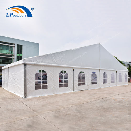 20m Clear Span Party Tent With Lining And Curtain For Wedding Banquet